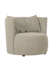 Design Sessel „Explore“ Bouclé Natural De Eekhoorn