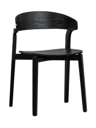 mutoni - Esszimmerstuhl Cras, One Size, Schwarz