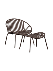 Design Outdoor Loungessel „Bruce“ ink. Fussablage De Eekhoorn