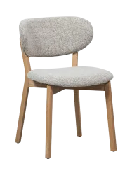 mutoni - Esszimmerstuhl Udar mit Holzrahmen natur, One Size, Braun
