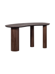 Design Konsolentisch/Schreibtisch „Sun“ aus massiven Teakholz De Eekhoorn
