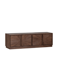 Massives Design Lowboard „Sunno“ aus recyceltem Teakholz De Eekhoorn