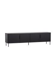 4-türiges Design Lowboard „Gunaro“ aus nachhaltigem Massivholz De Eekhoorn