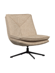 mutoni - Drehsessel Milaro Melange natur, One Size, Braun