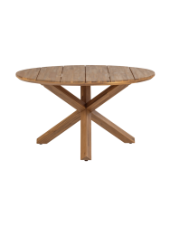Massiver Gartentisch „Kiro“ Ø 135 cm De Eekhoorn
