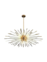 LED Design Pendellampe „Evasion“ Gold/Amber Schuller