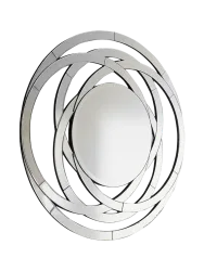 Grosser Design Wandspiegel „Aros“ Transparent Schuller