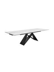 Ausziehbarer Designer-Esstisch „Zeus“ aus Keramik 180-220-260 x 100 cm Invicta Interiors