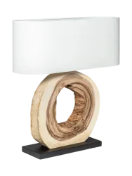 Tischlampe „Organic Artwork“ aus Nussbaum Invicta Interiors