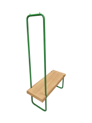 Design Sitzbank „Ben“ mit integrierter Garderobe MR.WOOD
