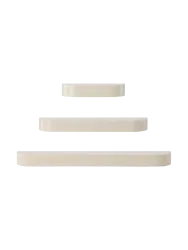 Design Wandregal Set „Glow“ (3 Stück) Beige VE DESIGN