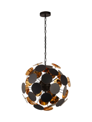 Dimmbare Design Pendellampe „Discus“ 4-Flammig Searchlight