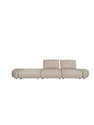 4.5-Sitzer Design Sofa „Hunter“, Sand Zuiver