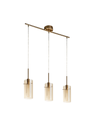 Dimmbare Pendelleuchte „Duo II“ 3-flammig Searchlight
