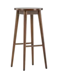 Barhocker 2er-Set Melba Braun Holz B 36 cm - Farbe: Mokka - Barhocker 2er-Set