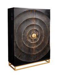 Massivholz Design Barschrank „Brilliant Sunset“ Invicta Interiors