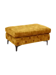 Grosser Samthocker „Modern Barock“ Invicta Interiors