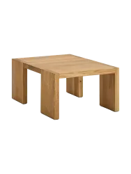 Designer Beistelltisch „Tenon“ aus massivem Eichenholz NEW WORKS