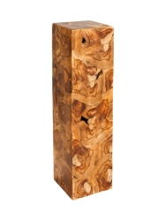 Deko- und Blumensäule „Tribal“ aus massivem Teakholz Invicta Interiors