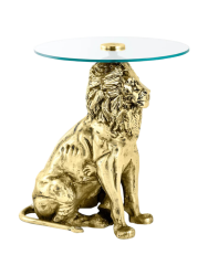 Design Beistelltisch „Wildlife Lion“ Invicta Interiors