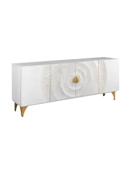 Grosses Massivholz Sideboard „Brilliant Sunset“ Invicta Interiors