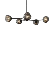 Design Pendellampe „Liquid Diamond“, 5-flammig Invicta Interiors