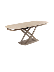 Ovaler, ausziehbarer Designer Esstisch „Phoenix“, 130-190 x 100 cm Invicta Interiors
