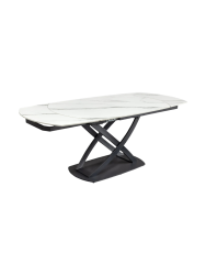 Ovaler, ausziehbarer Designer Esstisch „Phoenix“, 130-190 x 100 cm Invicta Interiors