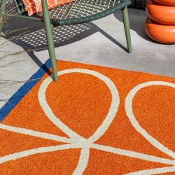 Hochwertiger In-/Outdoor Designer Teppich „Linear Stem“, verschiedene Grössen ORLA KIELY