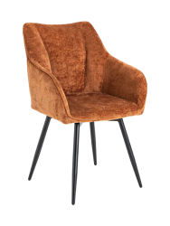 360° drehbarer Designstuhl „Avignon“ mit Armlehnen Invicta Interiors