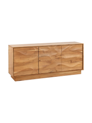 Massivholz Sideboard „Deserto“ mit 3D-Effekt Invicta Interiors