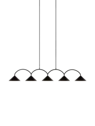 Design Pendellampe „Curve 5“ Globen Lighting