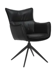360° drehbarer Design Stuhl „Mileys“ mit Armlehnen Invicta Interiors