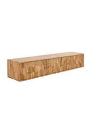 Massivholz Lowboard „Mystic Living“ für die Wandmontage Invicta Interiors