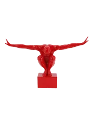 Design Dekorationsobjekt „High Diver“ Rot Invicta Interiors
