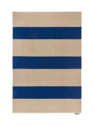 Handgewebter In-/Outdoor Designer Teppich „Deck Electric Blue“ BRINK & CAMPMAN