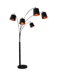 Flexible Design Stehlampe „Levels“ mit Marmorsockel Invicta Interiors