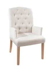 Eleganter Stuhl „Castle“ mit Armlehne Invicta Interiors