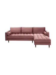 Design Ecksofa „Cozy Velvet“ mit Samtbezug Invicta Interiors