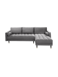 Design Ecksofa „Cozy Velvet“ mit Samtbezug Invicta Interiors