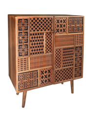 Massives Design Highboard „Marrakech“ Invicta Interiors