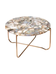 Marmor Couchtisch „Noblesse“ Ø 62 cm Invicta Interiors