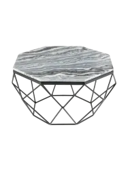 Marmor Couchtisch „Diamond“ Ø 70 cm Invicta Interiors