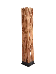 Massive Stehlampe „Nature Art“ Longan-Holz Invicta Interiors
