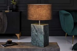 Elegante Tischlampe „Noble“ mit Marmorfuss Invicta Interiors