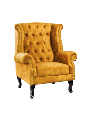 Hochwertiger Ohrensessel „Chesterfield“ Invicta Interiors