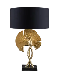 Design Tischlampe „Gingko II“ mit Marmorsockel Invicta Interiors