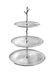 Runde, elegante Etagere „Orient“, dreistufig Invicta Interiors
