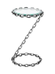 Design Beistelltisch „Chain“ - Silber Invicta Interiors