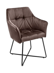 Samtiger Armlehnstuhl „Lofty“ Invicta Interiors